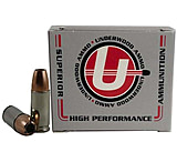 Underwood Ammo 9mm Luger +P+ 147 Grain Bonded Jacketed Hollow Point Nickel Plated Brass Cased Pistol Ammunition