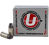 Underwood Ammo 9mm Luger +P 68 Grain Xtreme Defender Solid Monolithic Nickel Plated Brass Cased Pistol Ammunition