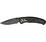 Image of United Cutlery Nova Skull A/O Linerlock Knife w/ 3in Black Blade