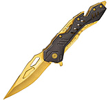 Image of United Cutlery Rampage Linerlock Gold Assisted Opening Folding Knife