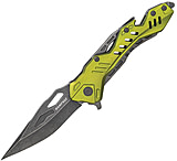 Image of United Cutlery Rampage Linerlock Green Assisted Opening Folding Knife