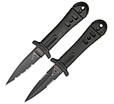 Image of United Cutlery Special Agent 6.33in Twin Black Daggers