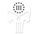 Image of United States Tactical Stickers - 3 Percenter Skull