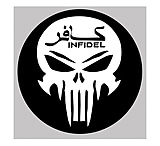 Image of United States Tactical Sticker Infidel Skull