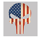 Image of United States Tactical Sticker USA Flag Skull