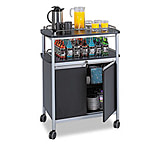 Image of United Stationers Cart Beverage Mobile Bk SAF8964BL