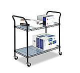Image of United Stationers Cart Utility Wire Bk SAF5337BL