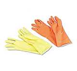 Image of United Stationers Gloves Latx Flckld Lg Yw GAX242L