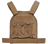Image of US Palm AR-15 Defender Soft Armor Plate Carrier With Two Level IIIA Soft Armor Panels Large/Standard 10x12.5 Inch Panel Coyote Tan USP00400327
