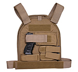 Image of US Palm Handgun Defender Soft Armor Plate Carrier With One Level IIIA Soft Armor Panel Large/Standard 10x12.5 Inch Panel Right Hand Coyote Tan USP00400213