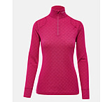 Image of Thermowave Women's Merino Xtreme Thermal 1/2 Zip LS Shirt Pink 195494A5