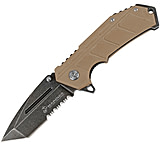 Image of USMC US Marines Linerlock Tan Folding Knife
