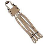 Image of UZI FLX Cuff Foldable Double Disposable Cuff Restraint Tan UZI-FLXC-TAN D02B80A3