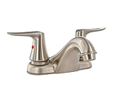 Image of Valterra PF222405 Faucet 4in Deck Lav Brushed Nickel 2 Lever Handle