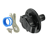 Image of Valterra Flush-Mount Water Inlet - MPT, 2-3/4in Flange, Carded