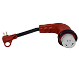 Image of Valterra Mighty Cord 90 deg Detachable 12in Locking LED Adapter Extension w/ Handle - 15Am To 50Af, Bulk