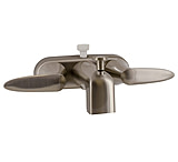 Image of Valterra Pf223403 Faucet 4in Tub with Shower D Spud Brushed Nickel 2 Lever Handle