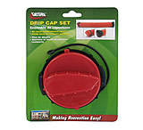 Image of Valterra Universal Drain Hose Bayonet Drip Cap Set - Red