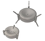 Image of Vargo Titanium Triad Stove w/ Folding Legs T-301