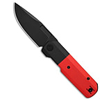 Image of Vero Engineering Avid 1 Liner Lock Knife Black/Red G-10 3.5 Blackwash A889436A