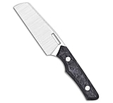 Image of Vero Engineering Axon Fixed Blade Knife Marbled Carbon Fiber 4 Belt Satin 8E360436