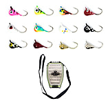 Image of Vexan 12-Pack Tungsten Ice Fishing Jigs w/Medium Jig Box