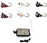 Image of Vexan 6-Pack Tungsten Ice Fishing Jigs w/Small Jig Box