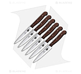 Image of Victorinox 6 Piece Steak Kitchen Knives Set