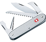 Image of Victorinox Pioneer Harvester Swiss Army Knife Silver Alox Ribbed