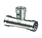 Image of Viega MegaPress Stainless Steel 304 Elbow Fitting - Triple Press Connection