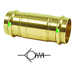 Image of Viega ProPress Zero Lead Bronze Check Valve Fitting - Double Press Connection