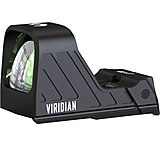 Viridian Weapon Technologies RFX Custom 1x16mm Reflex Red Dot Sight, 3 MOA, Green Dot Reticle, Black, 981-0140