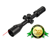 Image of VISM Center Beam 3-9X42 Tactical Rifle Scope w/ Integrated Red Laser Sight VSFLRBM3942G VSFLRBP3942G