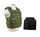 Image of Vism Expert Plate Carrier Vest w/2 10x12in Level IIIA Shooters Cut Hard Ballistic Panels