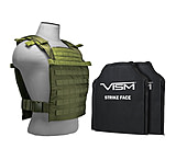 Image of Vism Larger Fast Plate Carrier w/2 11x14in Level IIIA Shooters Cut Soft Ballistic Panels