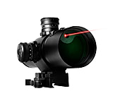 Image of Vism CBT Series 4x50 Tactical Prismatic Rifle Scope - Integrated Red Laser