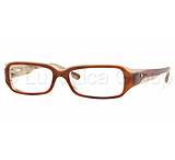 Image of Vogue VO 2575B Eyeglasses Styles: Black Top On Light Cream Frame w/Non-Rx 49 mm Lenses