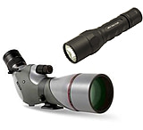 Image of Vortex Razor HD 20-60x85 Angled Spotting Scope w/ Surefire 6PX Tactical LED Flashlight