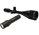 Image of Vortex Crossfire 6-24x50 MilDot AO Riflescope w/ Surefire Tactical LED 6PX Flashlight
