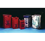 Image of VWR Acrylic Waste Containers WB-150C Floor Models Radioactive Waste Container With Wheels