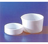 Image of VWR Evaporating Dishes, PTFE 006.1100.1 Flat-Form Dishes With Spout