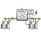 Image of VWR Fully Automatic Switchover Manifolds for Noncorrosive Gases 4702658 With One Cylinder On Each Side