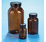 Image of VWR Packers, Amber, Wide Mouth VW5220233C22 Bulk Packs With Unattached Caps In Bags