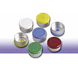Image of VWR FLIP CAP ALUMINUM SEALS, BLUE, 13mm, Pack of 1000, 44003210