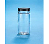 Image of VWR Standard Bottles, Clear, Wide Mouth VW5310448V21 Convenience Packs With Caps Attached