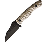 Image of Wachtman Knife &amp; Tool Kliff Stone Grind Tan Fixed Blade Knife