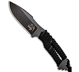 Image of Wander Tactical Raptor Fixed Blade Knife Black Paracord 3.25 Clear Gunkote 0CCD936F