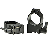 Warne Maxima Steel Rings, 1in, Ruger #1, MINI 14-30 Grooved Receiver, QD, High - Matte 2RLM
