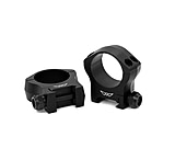 Warne Mountain Tech 40mm Rifle Scope Rings - Low, Black Matte, 7250M