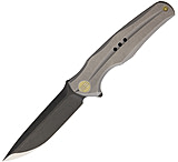 Image of We Knife Co Ltd Framelock Black/Satin Gray Folding Knife